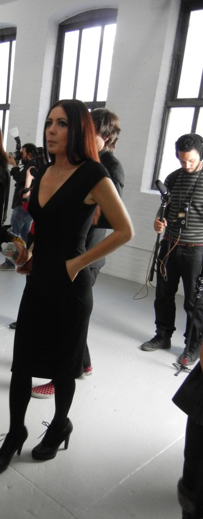 I don't just want this dress; I want to look like Malandrino in this dress. How chic is she???